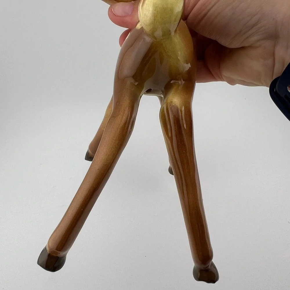 Vintage Disney Bambi Deer Figurine American Pottery Los Angeles 8.5
